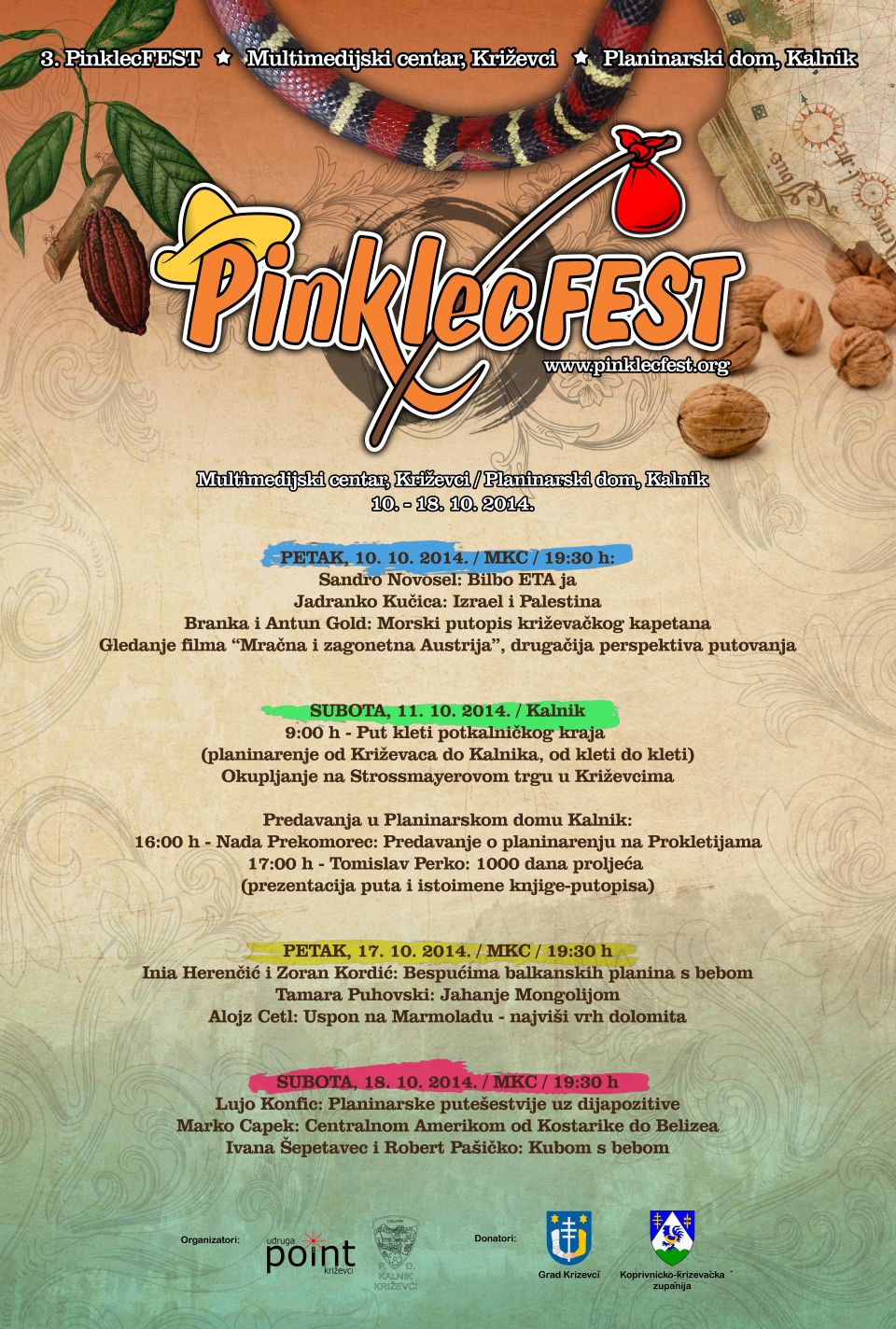Pinklecfest 2014 - plakat 960 x 1424