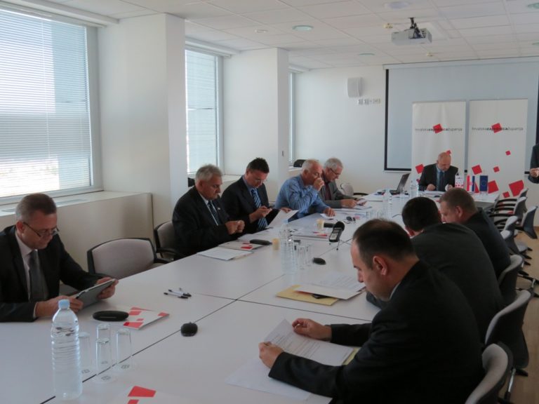 Najava 32. sjednice Izvršnog odbora Hrvatske zajednice županije