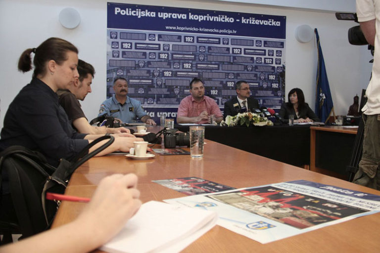Policijska uprava koprivničko – križevačka danas je, 8. svibnja, održala redovnu mjesečnu konferenciju za novinare