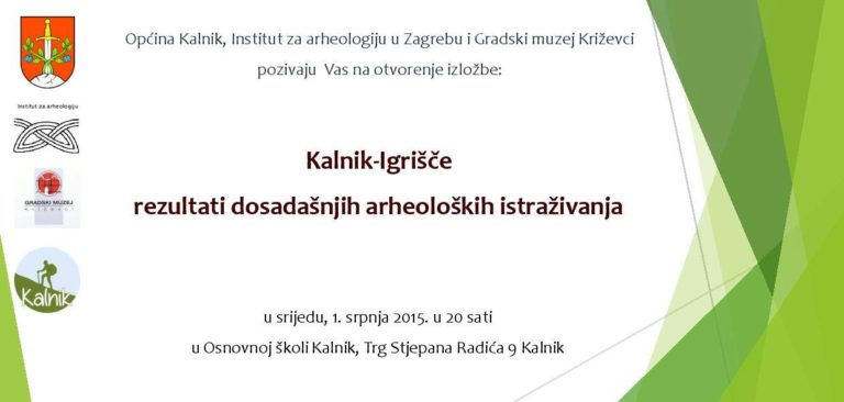 Kalnik-Igrišče rezultati dosadašnjih arheoloških istraživanja
