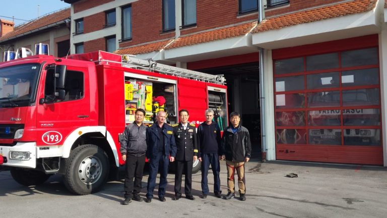 Posjet delegacije vatrogasaca Južne Koreje križevačkim vatrogascima