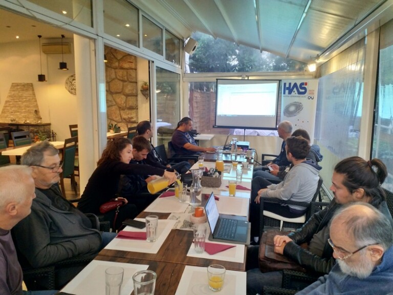 Na 5. susretu astronomskih društava Hrvatske bili su i križevački astronomi (foto M.Vujić)