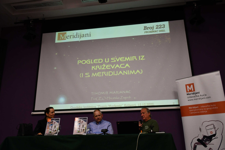 Predstavljanje časopisa Meridijani 12. prosinca 2022. u Gradskoj knjižnici (foto R.Matić)