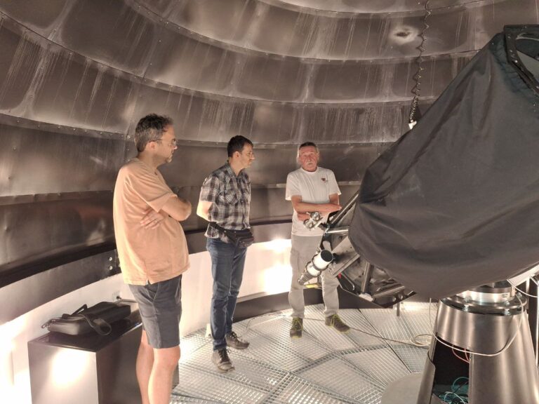 Krešimir Sučević-Međeral zanima se za rad križevačke zvjezdarnice 19. svibnja (foto Ivana Dubravec)