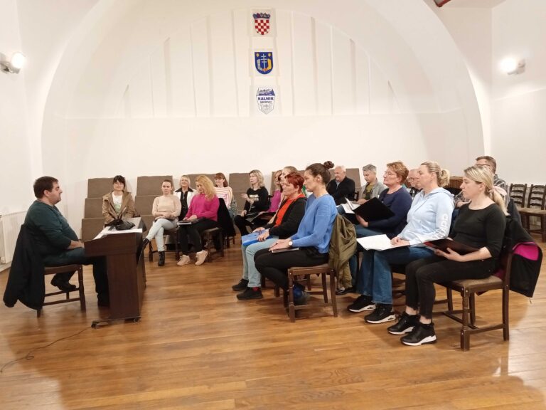 Proba HPD Kalnik uoči koncerta u subotu, 11. svibnja u Križevcima (foto R. Matić)